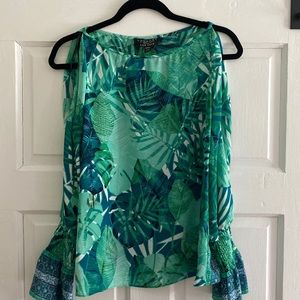 Laundry open sleeve blouse